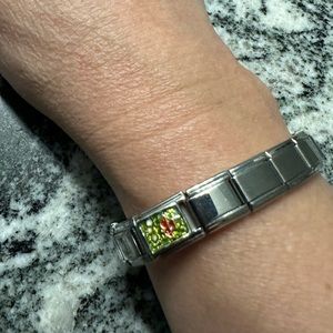 Stainless steel link bracelet